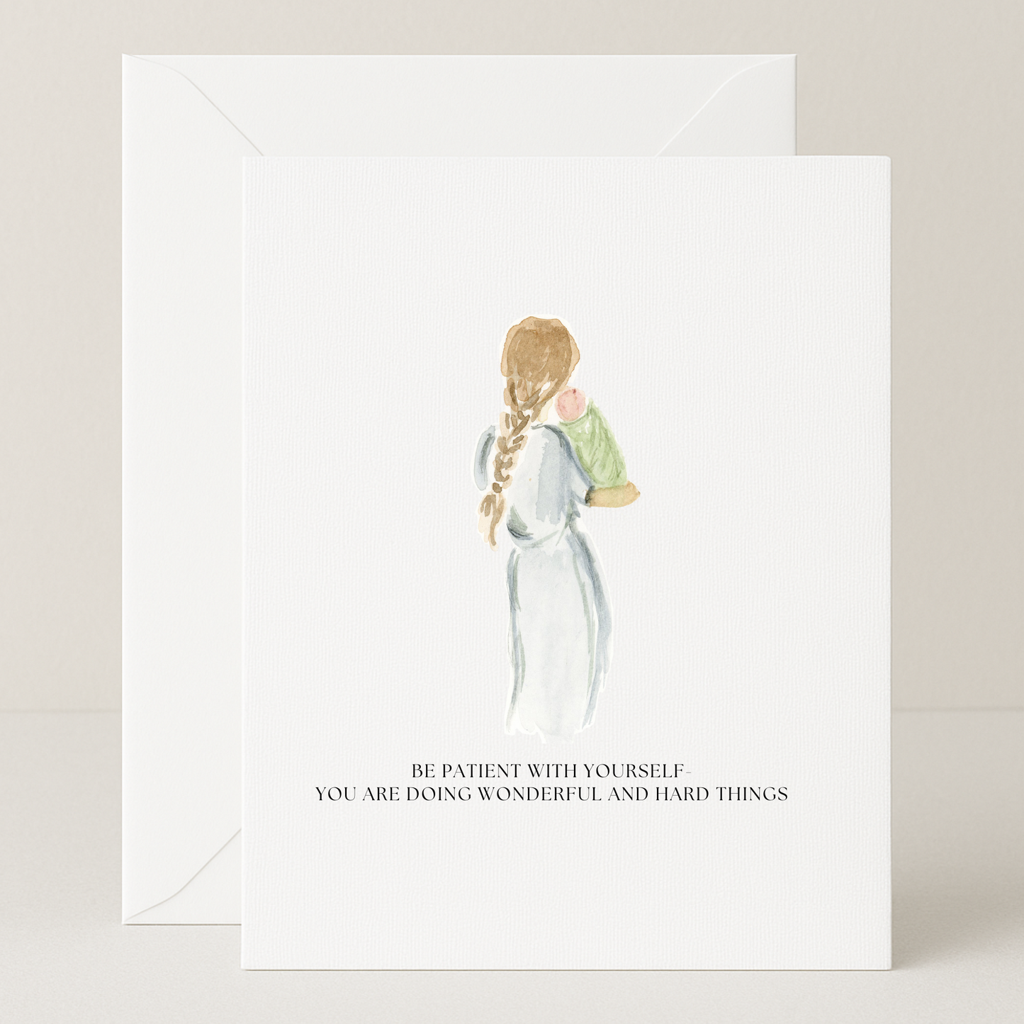 Be Patient With Yourself Postpartum Card