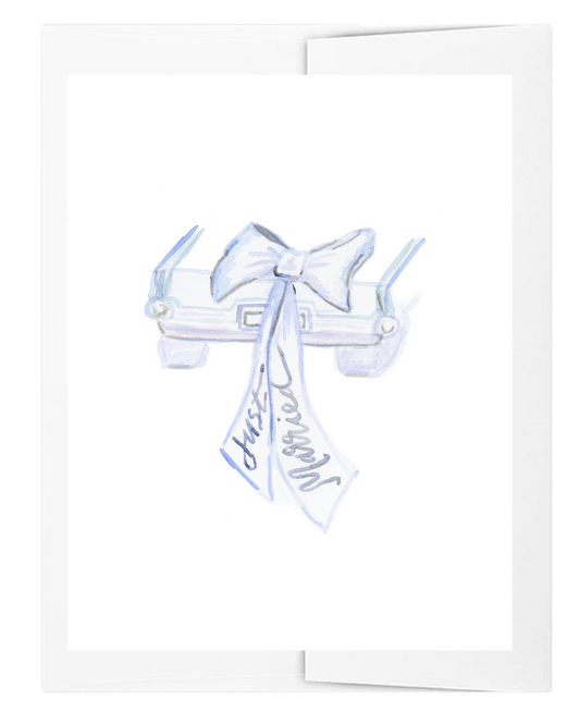 Just Married Love Card