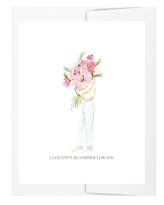 I Couldn't Be Happier for You Celebration Card