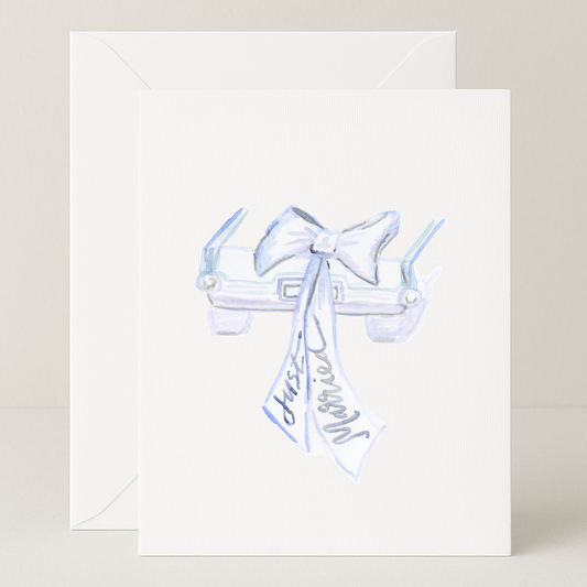 Just Married Love Card