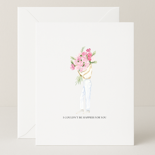 I Couldn't Be Happier for You Celebration Card