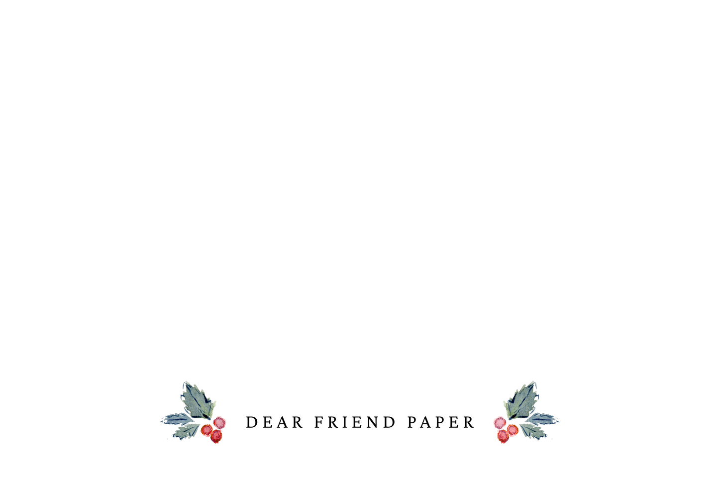 Holly Jolly Christmas Card Editable Template