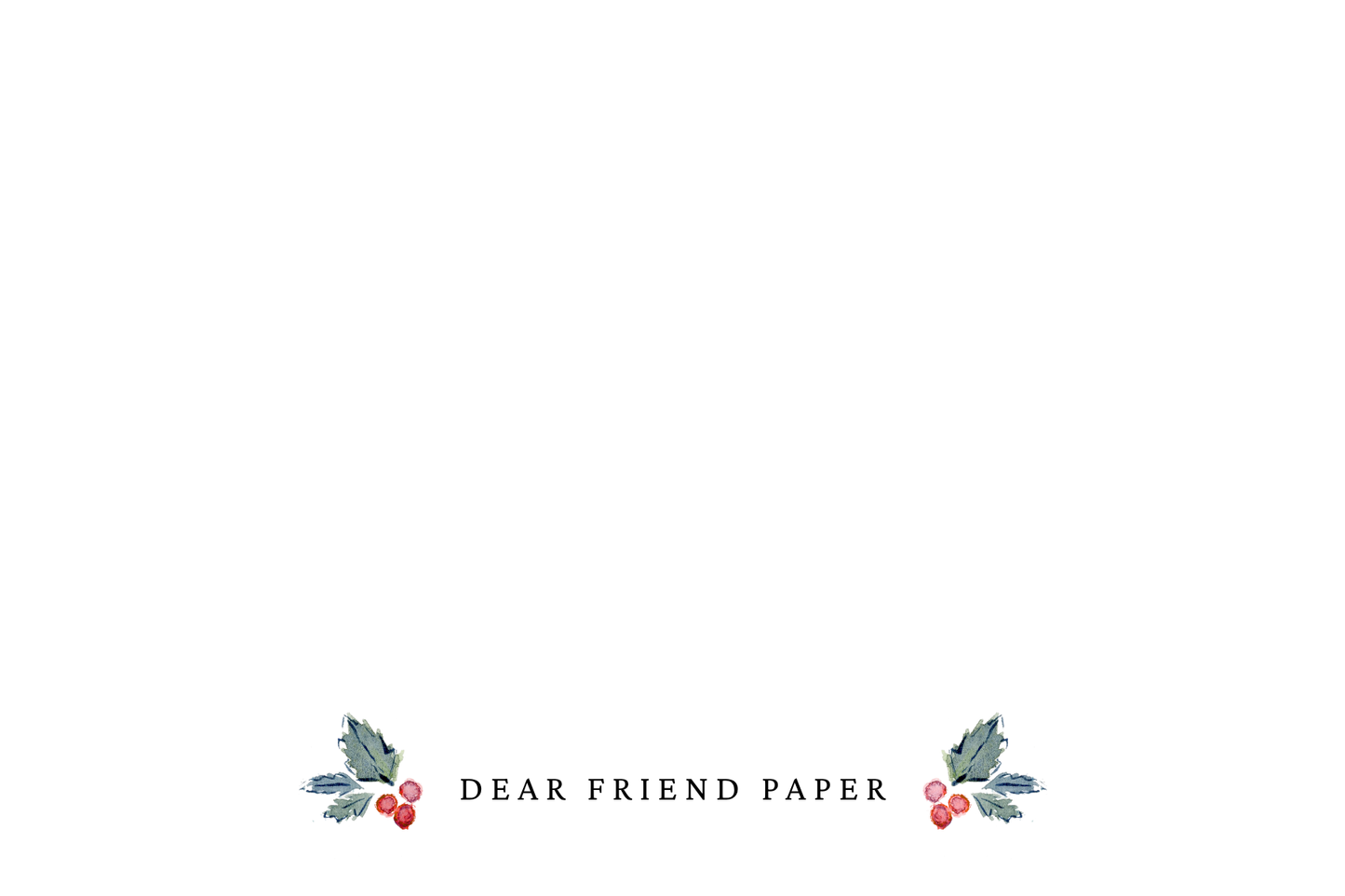 Christmas Classic Christmas Card Editable Template