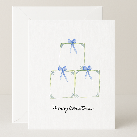 Wrapped with Love Christmas Card