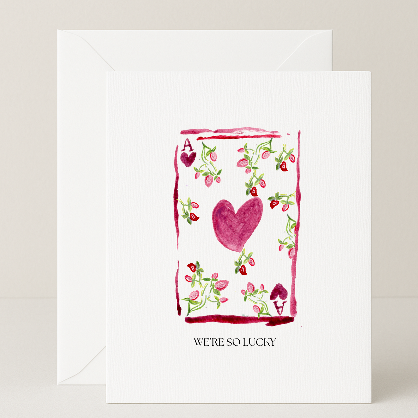 We're So Lucky Love Card