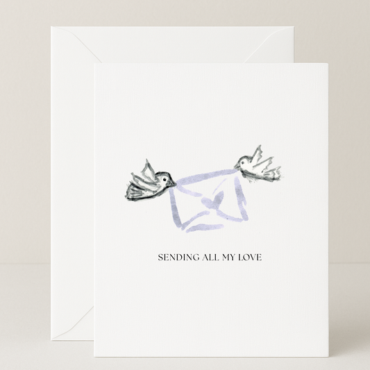 Sending All My Love Love Card