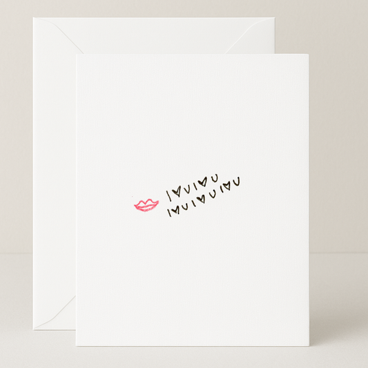 I Love You Love Card