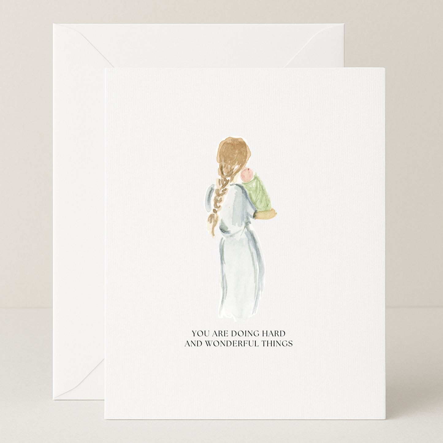 You Are Doing Wonderful Things Postpartum Card
